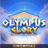Olympus Glory card game interface showing divine Greek mythology theme